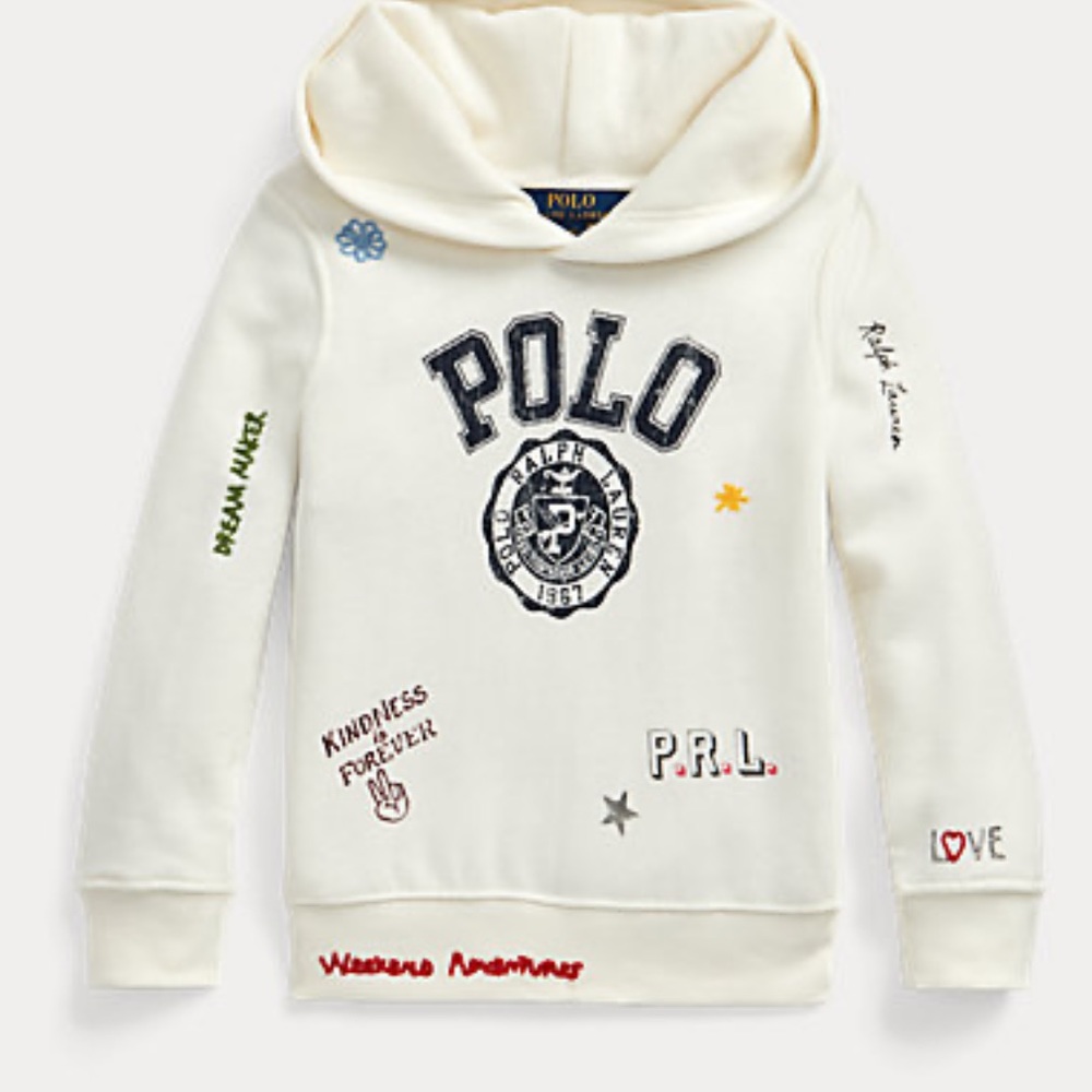 Size 6 girls Polo Ralph Lauren hooded sweatshirt